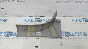 Trunk opening trim left Lexus RX300 RX330 RX350 RX400h 04-09 gray, scratches