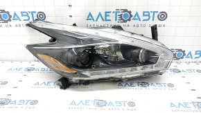 Headlight front right Nissan Murano z52 15-18 bare prerest halogen, dark with black mask, sand, scratches, dirty from the inside