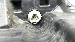 Headlight front right Nissan Murano z52 15-18 bare prerest halogen, dark with black mask, sand, scratches, dirty from the inside
