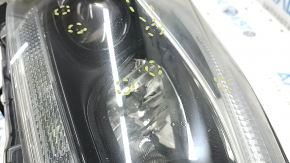 Headlight front right Nissan Murano z52 15-18 bare prerest halogen, dark with black mask, sand, scratches, dirty from the inside
