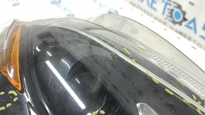 Headlight front right Nissan Murano z52 15-18 bare prerest halogen, dark with black mask, sand, scratches, dirty from the inside
