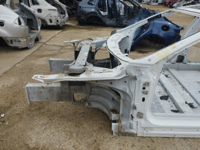Front left quarter Tesla Model S 16-20 rest, AWD, aluminum panel, on the body, white