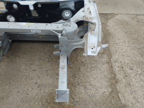 Front left quarter Tesla Model S 16-20 rest, AWD, aluminum panel, on the body, white