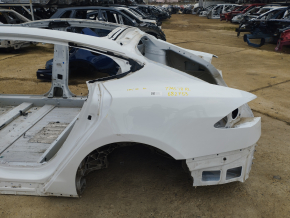 Quarter wing rear left Tesla Model S 12-20 on the body, aluminum panel, white