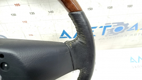 Naked steering wheel Lexus RX300 RX330 RX350 RX400h 04-09 black leather, wood