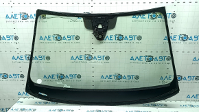 Windshield Audi A4 B9 17 - under camera and rain sensor, FUYAO, mirror and rain sensor mount broken