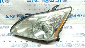 Headlight front left complete Lexus RX300 RX330 RX350 RX400 04-09 xenon AFS, light, for polishing