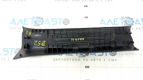 Door sill trim inner rear right Nissan Murano z52 17- black, 3 stripes, scratches