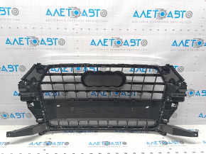 Radiator grill assembly Audi Q3 8U 16-17 for one-piece bumper