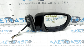Side mirror right Nissan Murano z52 15- 15 pins, camera, turn signal, heating, brown, scratches