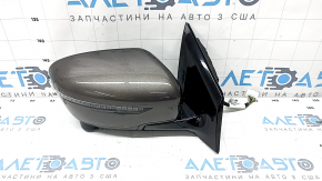 Side mirror right Nissan Murano z52 15- 15 pins, camera, turn signal, heating, brown, scratches