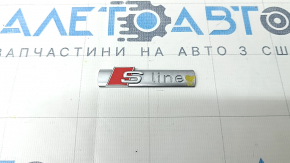 Emblem inscription S line right Audi A4 B9 17-