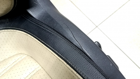 Driver's seat VW CC 08-17 with airbag, electric, leather black with beige inserts, cracked pad