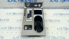 Center console trim with cup holders Nissan Murano z52 19-rest gray, for AUX and USB, scratches,