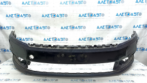 Front bumper bare VW CC 13-17 rest, black, non-factory holes, dented