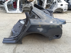 Quarter wing rear left Audi A4 B9 17- on the body, graphite