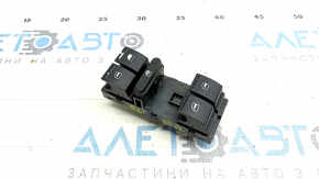 Front left window lift control VW CC 08-17 4 auto, black, worn buttons