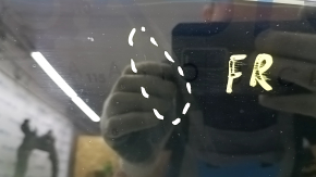 Front right door glass Audi A4 B9 17- scratches