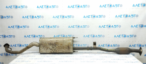 Exhaust line middle part with catalytic converter Lexus RX400h 06-09 dented, corrosion