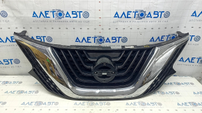 Radiator grill with badge Nissan Murano z52 15-18 prerest, cracks, crepe