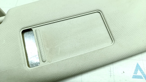 Left visor VW CC 08-17 gray, without hook, chip cut off, needs cleaning