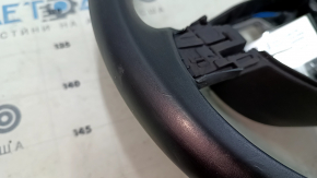 Naked steering wheel VW Passat b7 12-15 USA leather, black, no buttons, scratches, bumps