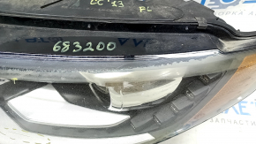 Headlight front left VW CC 13-17 complete, rest, xenon, led, for polishing, scratches
