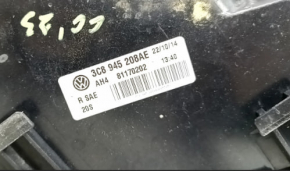 Outer wing lamp right VW CC 13-17 rest, scratches, dried out seal
