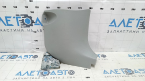Front pillar trim lower right Toyota Prius V 12-14 gray, scratch