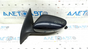 Side mirror left VW CC 13-17 rest, 7 pins, turn signal, backlight, black