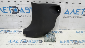 Front pillar trim lower left Toyota Prius V 12-14 dark gray, scratches