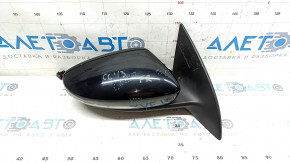 Side mirror right VW CC 13-17 rest 7 pins, turn signal, backlight, black, scratches