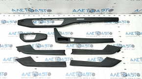 Front panel trim right Audi A4 B9 17- wood, quattro, scratches