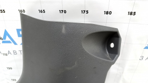 Front pillar trim lower left Toyota Prius V 12-14 dark gray, worn