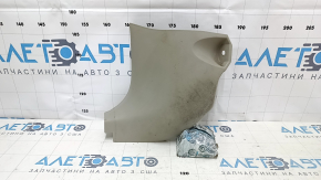 Front pillar trim lower left Toyota Prius V 12-17 beige, scratches, needs cleaning