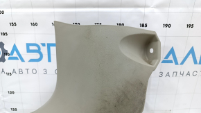 Front pillar trim lower left Toyota Prius V 12-17 beige, scratches, needs cleaning