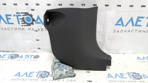 Front pillar trim lower right Toyota Prius V 12-14 dark gray, scratches