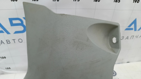 Front pillar trim lower left Toyota Prius 30 10-15 gray, worn, scratches, needs cleaning