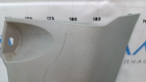 Front pillar trim lower right Toyota Prius 30 10-15 gray, worn, scratches, needs cleaning
