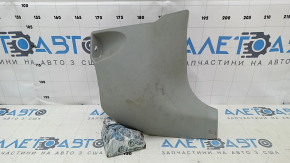 Front pillar trim lower right Toyota Prius 30 10-15 gray, worn, scratches, needs cleaning