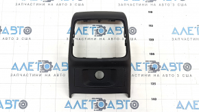 Rear center console trim Audi A4 B9 17-19 black, under cigarette lighter, scratch