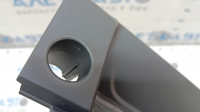 Front center console trim Audi A4 B9 17-19 black, under cigarette lighter, peeling coating