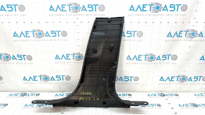 Center pillar trim lower left Audi A4 B9 17- black, scratch