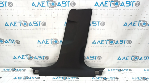 Center pillar trim lower right Audi A4 B9 17- black, scratch