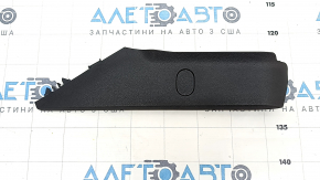 Front right center console trim Audi A4 B9 17-19 black, with plug, scratches