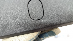Front right center console trim Audi A4 B9 17-19 black, with plug, scratches