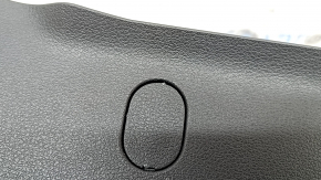 Front right center console trim Audi A4 B9 17-19 black, with plug, scratches