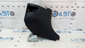 Front pillar trim lower right Toyota Prius 50 16-22 black, scratches, plastic turned white