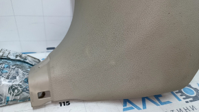 Front pillar trim lower left Toyota Camry v50 12-14 usa beige, scratch, plastic turned white