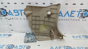 Front pillar trim lower left Toyota Camry v50 12-14 usa beige, scratch, plastic turned white